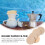 300Pcs Round Paper Coffee Filters Unbleached Natural Beige for Coffee Machines 8