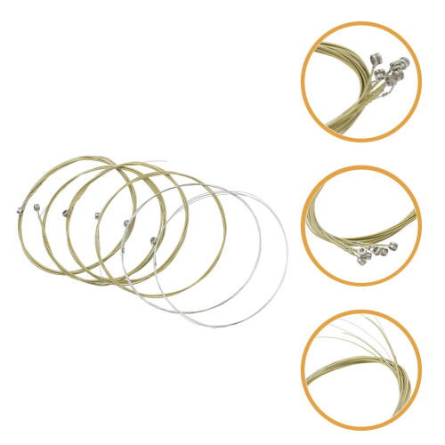 24Pièces Cordes Guitare Universelles Métal Acier Durable 2