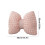 Faux Suede Bow Throw Pillow Pink Standard Size 3
