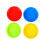 4Pcs Plastic Drawing Tray for Children Holding Small Accessories Assorted Color 4