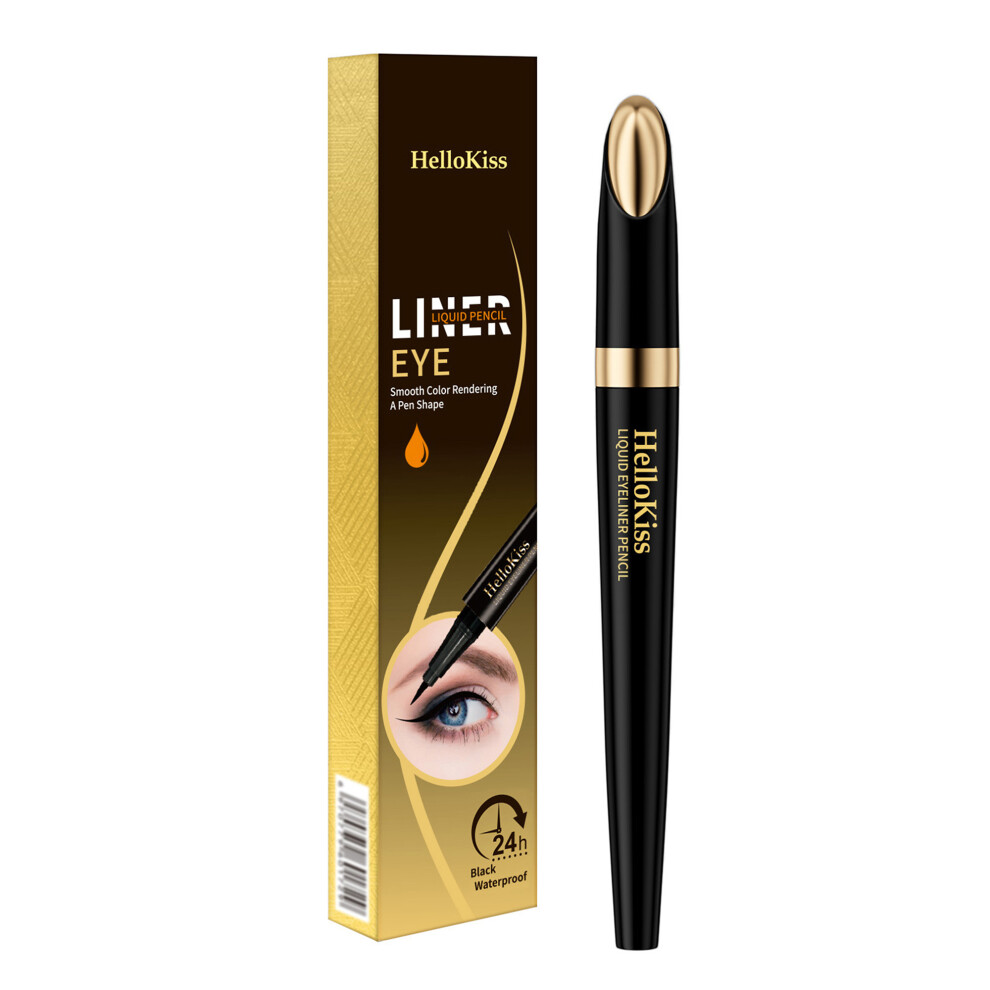 Black (1G, ) Liquid Eyeliner, Quick Drying Liquid Eyeliners Waterproof Long Lasting, High-Pigmented Ultra Fine Eyeliners Pen