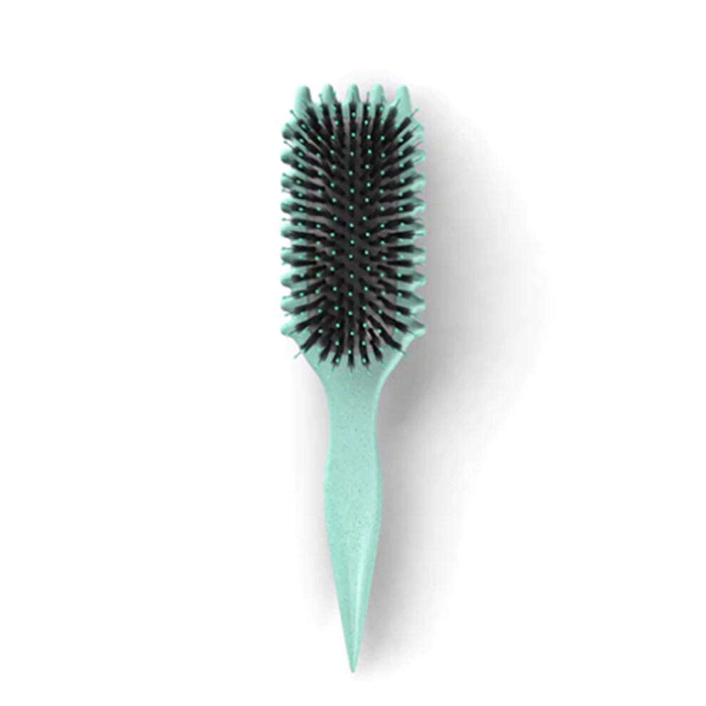 Unisex Blue (One Size, ) Hair Brush For Curly, Thick, Wavy And Coily Hair, Curl Defining, Detangling, Blowdrying, Shaping Brush For Women And Men