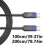 Καλώδιο φόρτισης Ice Crystal USB C Καλώδιο τροφοδοτικού γρήγορης φόρτισης 60W Υποστήριξη 3