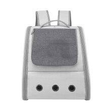 Cat Backpack Carrier, Collapsible Lightweight Pet Carrier with Panoramic View, Airline Approved Travel Bag for Dogs Cats and Small Animals