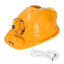 Power Supply Modes Safety Helmet Featuring Dual Fans and Long Battery Life, Smart Hard Hat with Solar Panel and USB Charging