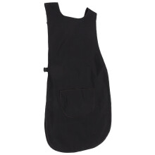Fashionable Black Hairdresser Apron Vest for Salon Use with Comfortable Movement Features