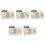5Pcs White Styling Tool Organizer Barber Shop Scissors and Comb Holder 7