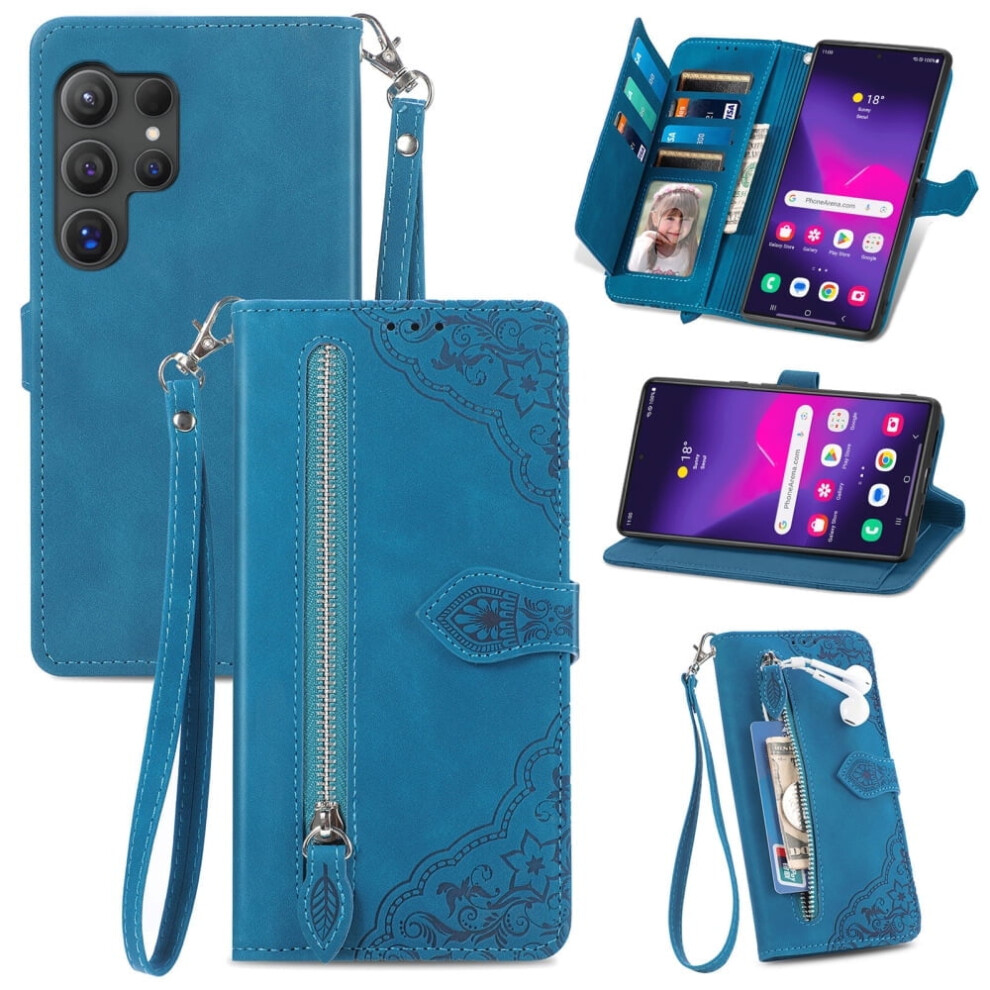 Flip Wallet Case For Samsung Galaxy S24 Ultra 5G 6.8 Inch 9165521179336