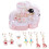4Sets Kids Clip-on Earrings Assorted Colors Cute Design Lightweight 2