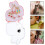 4Sets Kids Clip-on Earrings Assorted Colors Cute Design Lightweight 9