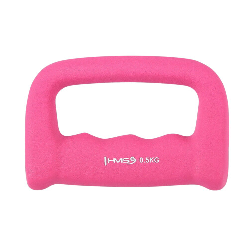 Pinke Neopren-Dip-Hantel 0,5 kg