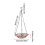 Hanging Bird Bath Outdoor Plastic Garden Decor 1 Pack Red 4