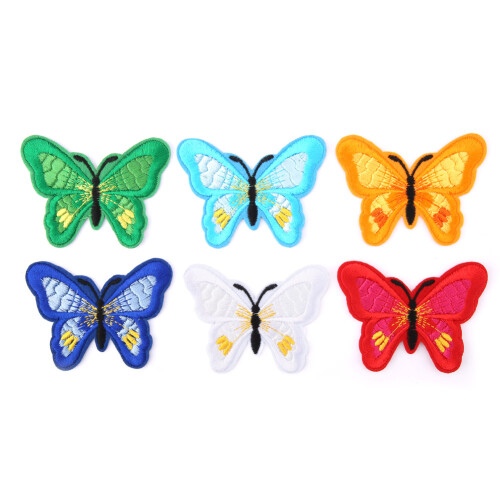 Εύκολα σιδερωμένα μπαλώματα με απίστευτα λεπτομερές κέντημα και πολύχρωμο
