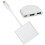 4K 3-in-1 Type-C Docking Station HDMI USB PD Adapter Silver 1