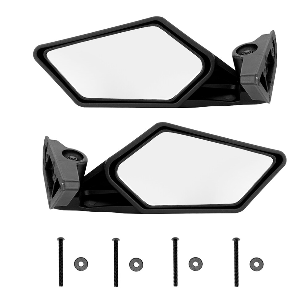 Widen Your Rear View Rear View Racing Mirrors Utv Side Mirrors With Convex Lens For Wider Vision Break Away Design Compatible With Roll Cage 9049227869978