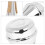3Pcs ABS Trumpet Practice Mutes Silver Durable Instrument Mute Set 5