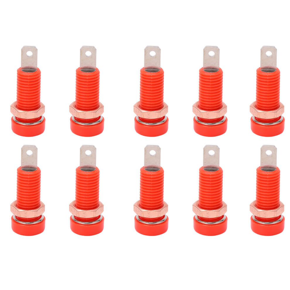 Durable Banana Jack Plug Socket4mm Binding Connector For Electronic Instruments Excellent Electrical Conductivity Large Current Discharge Capability 9370362938213