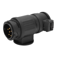 Adattatore per rimorchio convertibile impermeabile da 13 a 7 pin, connettore per luci del rimorchio, spina di traino elettrica per roulotte a tenuta