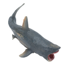 Set di giocattoli a forma di squalo di grandi dimensioni, statuetta realistica di animale marino, modello educativo di creatura oceanica di alta