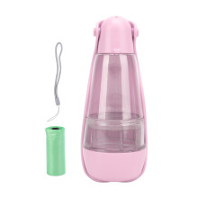 Bouteille d'eau pour animaux en plastique de qualité alimentaire, durable et sûre, anti-goutte, pliable, portable, compatible avec la plupart des