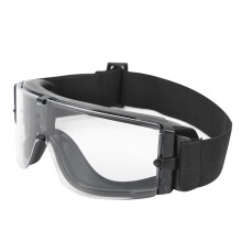 Lunettes de sécurité haute résistance aux chocs, protection oculaire militaire, antibuée, protection UV-400, verres interchangeables, vision
