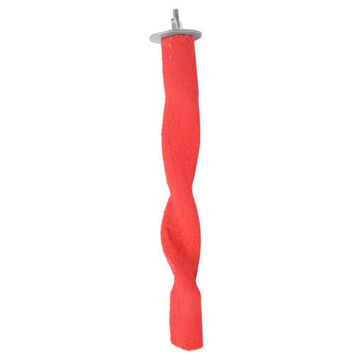 Στύλος για κούρνιασμα παπαγάλων, φυσική ξύλινη βάση πουλιών με υφή χαλαζιακής 1