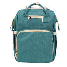 Sac à dos à langer avec table à langer intégrée, grand sac de voyage à 16 poches pour les parents, porte-biberons isothermes et port de