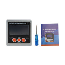 Inclinomètre numérique à grand écran LCD, niveau électronique à base magnétique, outil de mesure portable, étanche et de haute précision