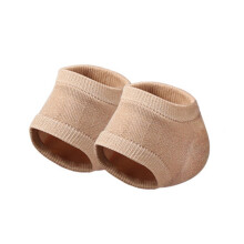 1 Pair Heel Protector Breathable Reduce Pressure Anti-cracked Protective Sleeve Heel Spur Pads Foot Care (Skin Color)