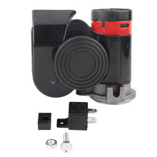 Electronic Snail Horn Ultra Compact12V Dual Tone Horn For Yacht Boat Bike Bus Pick Up Truck SUV Motorbike Scooter ATV Moped Kart Dirt Bike -