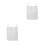 2Pcs Baby Hanging Diaper Bag Mesh Multipurpose Storage Organizer White 2