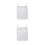 2Pcs Baby Hanging Diaper Bag Mesh Multipurpose Storage Organizer White 3