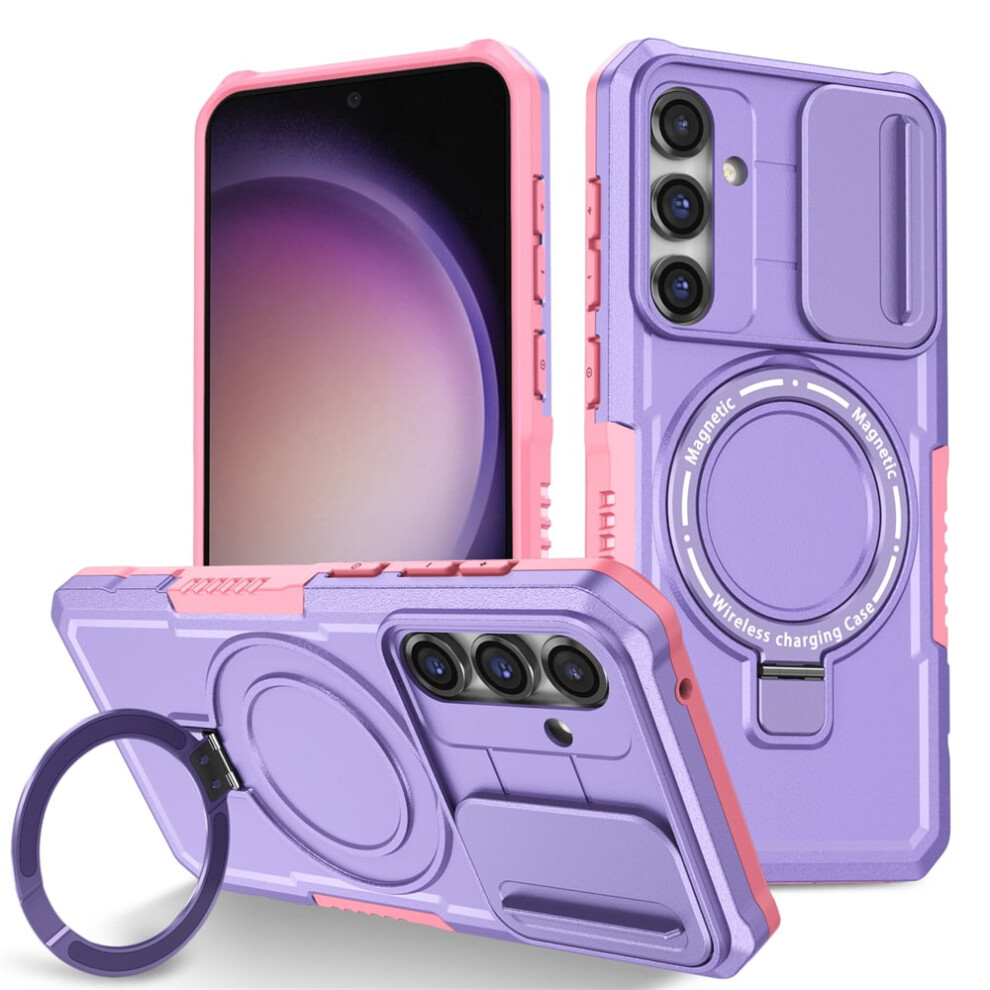 Shockproof Case For Samsung Galaxy S23 Fe 6.4 Inch Purple 9165521177493