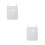 2Pcs Baby Hanging Diaper Bag Mesh Multipurpose Storage Organizer White 4