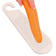 Ergonomic Manual Ginger Grinder & Garlic Smasher, Lightweight Wheat Straw Kitchen Tool – Compatible with Garlic, Vegetables