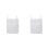 2Pcs Baby Hanging Diaper Bag Mesh Multipurpose Storage Organizer White 5