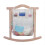 2Pcs Baby Hanging Diaper Bag Mesh Multipurpose Storage Organizer White 9