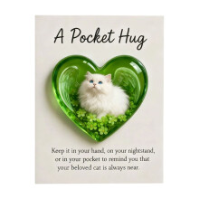 Κάρτα Συλλυπητηρίων με Γάτα Pocket Hug - Μικρό Δείγμα Αγάπης 1 τεμ.