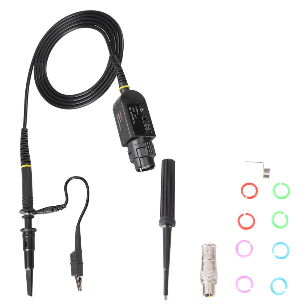 Adjustable Attenuation Oscilloscope Passive Probe10x High Sensitivity Bnc Interface Compatible With Compensation Capacitance Tool For Reliable 9338982330053