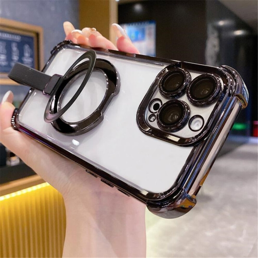 Iphone 13 Pro Magsafe Case Transparent Crystal Black 941196036353
