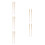 10Pièces Maillets Percussion Bambou Pour Yangqin Accessoires Durables 7