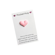 Heart-shaped Gift Crystal Heart-shaped Wholesale Jewelry With Card