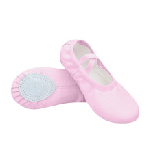 Ballet Shoes for Girls Elastic Arch Ballet Slippers Dance Shoes for Toddler for Perform Dance Yoga Pink 12-13 Years