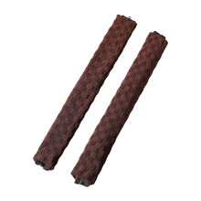 Chair Armrest Covers Armchair Arm Covers Removable with Zipper Simple 2Pcs Solid Dark Brown