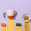 2Sets Multifunktionale Baby Mahl- Breischüssel Pp+tpe Beige 3