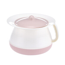Portable Lightweight Urinal with Lid for Kids, Adults & Elderly – Easy Clean, No Base, Also Works as Spittoon – 1pc
