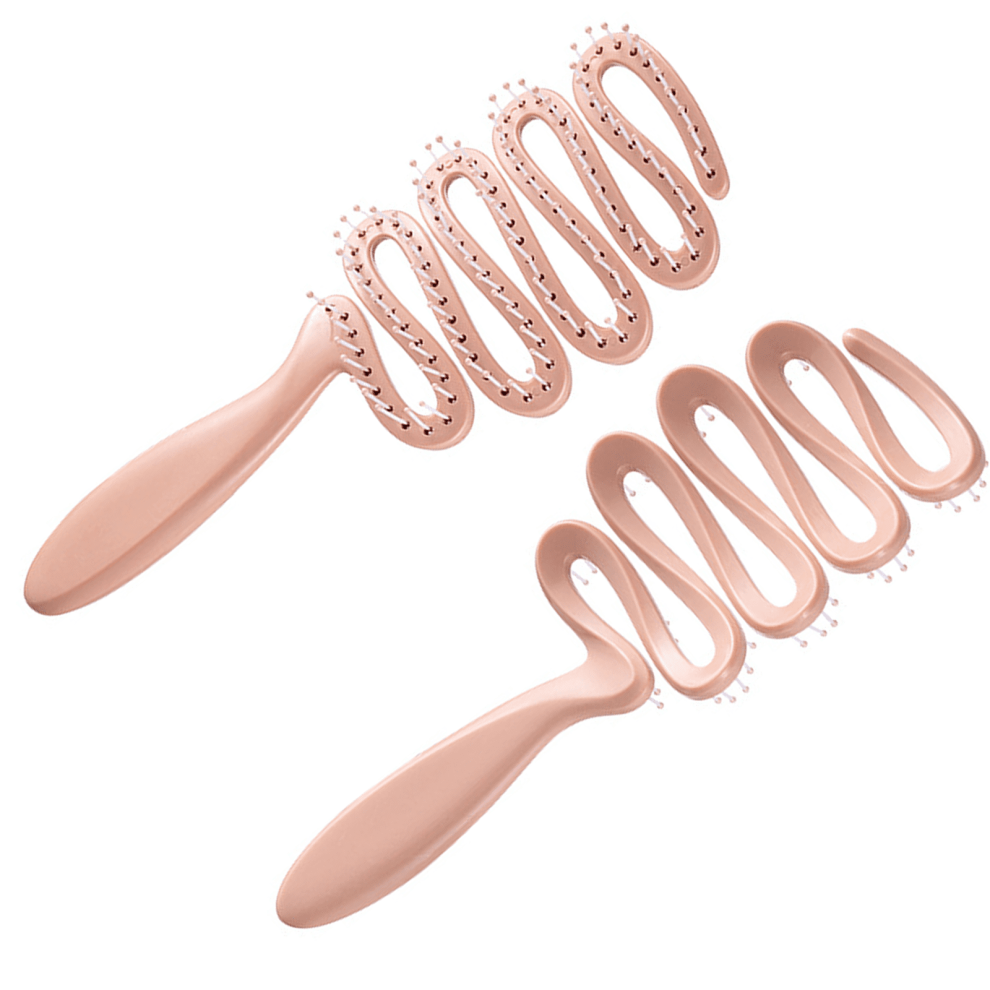 Unisex Textured Hair Volumizers Comb Hollow Out Teeth Reduce Friction Abs Plastic For Fine & Thin Hair Types