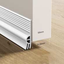 Efficient Door Bottom Sealing Strip for Sound Insulation And Air Control White