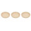 3Pcs Silicone Suction Plates Beige Lightweight Reusable Dinnerware Set 7