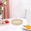 3Pcs Silicone Suction Plates Beige Lightweight Reusable Dinnerware Set 10